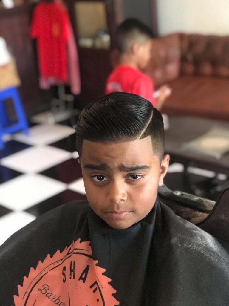 Scum Bag Boogie Haircut in Barbershop in Seminyak Bali